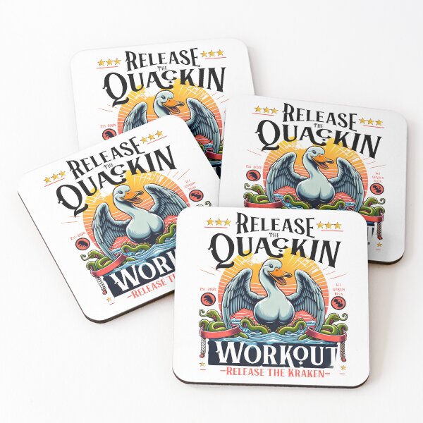 Item preview, Release the Quackin Workout designed and sold by Belarte.shop.