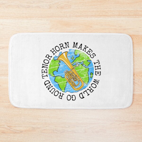 Item preview, Tenor Horn Makes The World Go Round, Earth Day designed and sold by doodlerob.