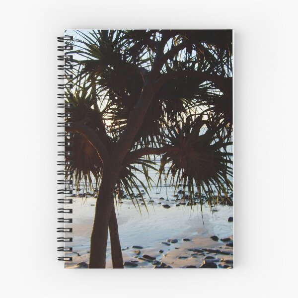 Item preview, Pandanus Tree With Beach And Rocks  designed and sold by Designsbygroovy.