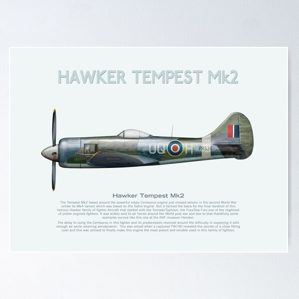 Item preview, Hawker Tempest Mk2 designed and sold by Spyinthesky.