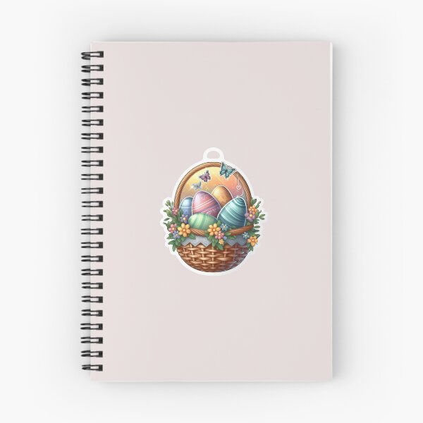Item preview, Basket with Easter eggs sticker designed and sold by Pablos2224.