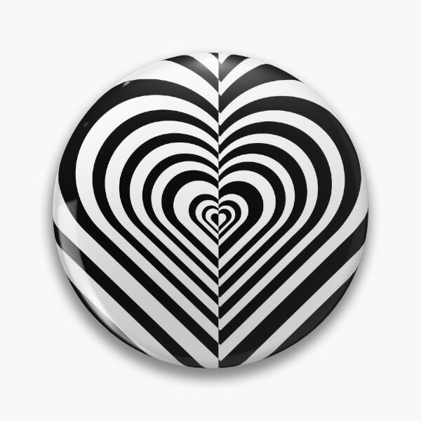 Item preview, Black and white heart designed and sold by Creative-Tin.