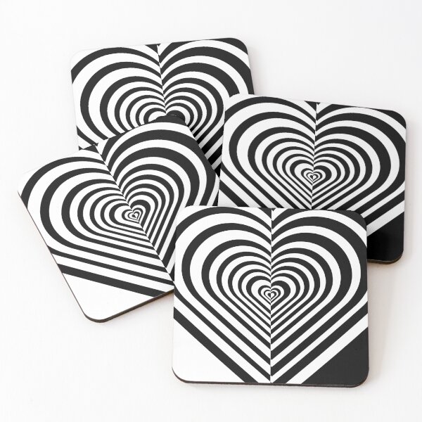 Item preview, Black and white heart designed and sold by Creative-Tin.