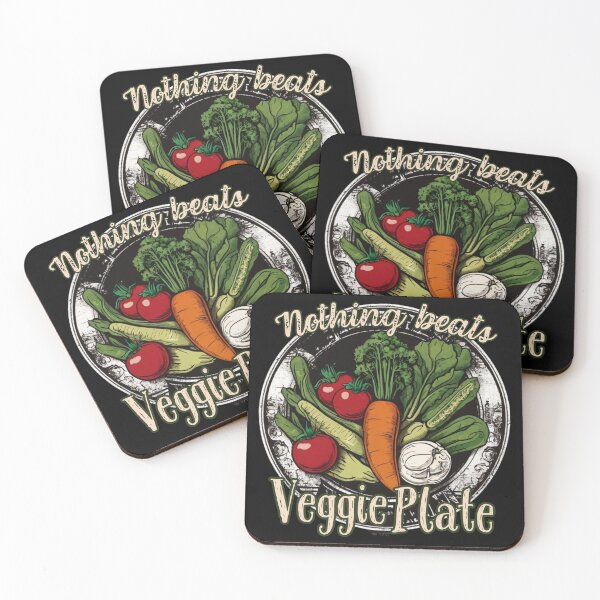 Item preview, Nothing Beats VEGGIE PLATE healthy food art design designed and sold by Jt41.