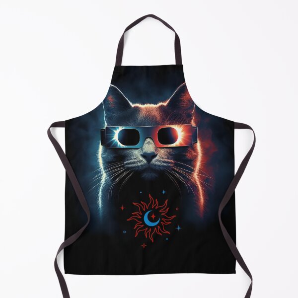 Item preview, Unique Solar Eclipse Cat Art, Solar Eclipse 2024, April 8 2024, Solar Eclipse Glasses, Solar Eclipse Cat designed and sold by SlocifieShop.