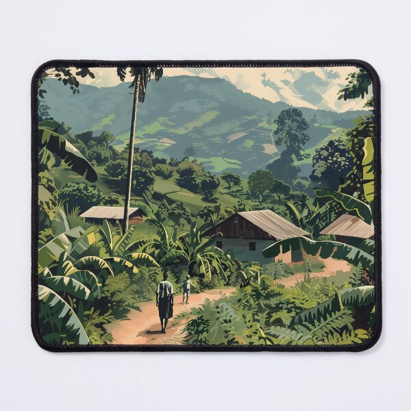 Item preview, Uganda Digital Illustration designed and sold by ComicsFactory.