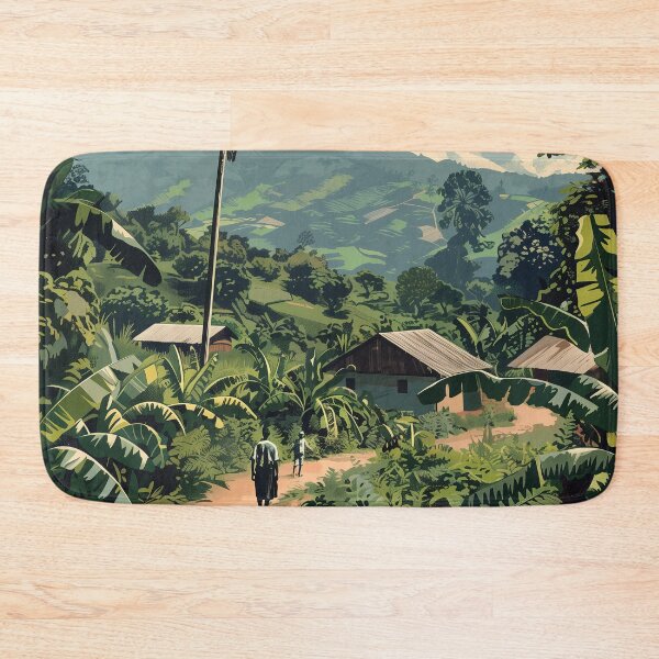 Item preview, Uganda Digital Illustration designed and sold by ComicsFactory.