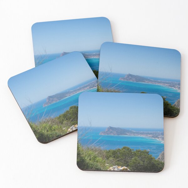 Item preview, View of the coast, the Mediterranean Sea and Benidorm designed and sold by Adriana Mueller.