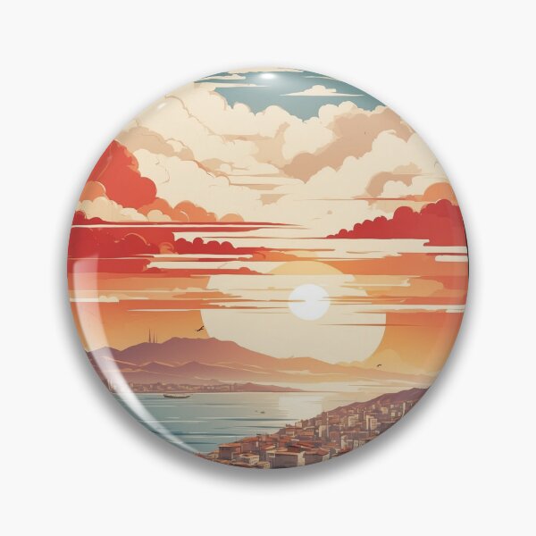Item preview, Izmir Turkey Vintage Travel Poster designed and sold by TravelersGems.