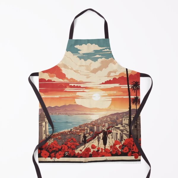 Item preview, Izmir Turkey Vintage Travel Poster designed and sold by TravelersGems.