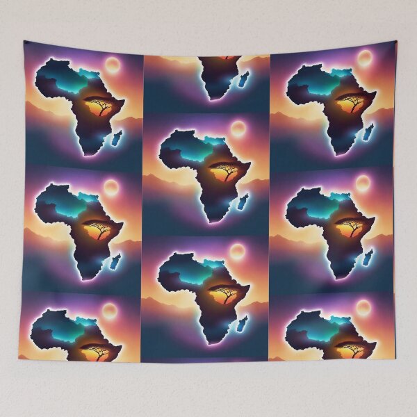 Item preview, Scenic magical african content digital design!  designed and sold by Chelevisuals.