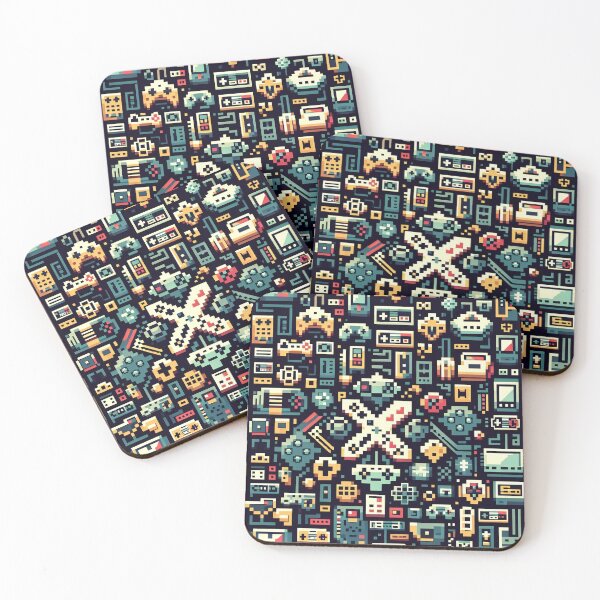 Item preview, Pixelated Nostalgia Captured in a Tapestry of Gaming designed and sold by ArtComixHaven.