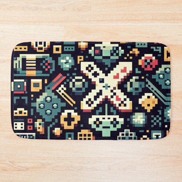 Item preview, Pixelated Nostalgia Captured in a Tapestry of Gaming designed and sold by ArtComixHaven.