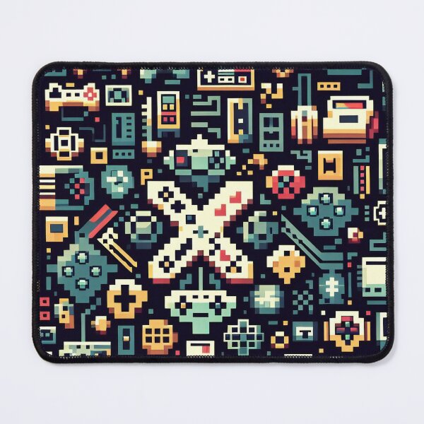 Item preview, Pixelated Nostalgia Captured in a Tapestry of Gaming designed and sold by ArtComixHaven.