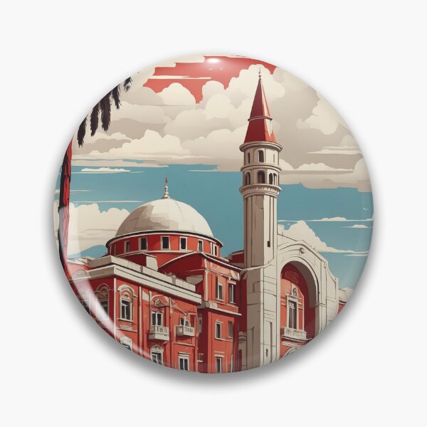 Item preview, Izmir Turkey Vintage Travel Poster designed and sold by TravelersGems.