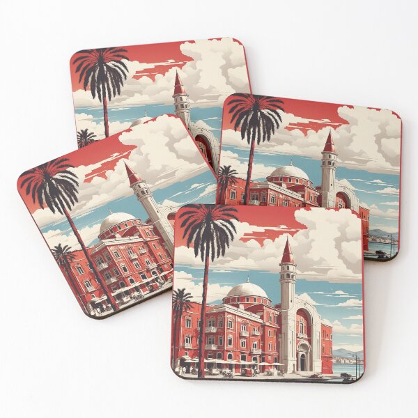 Item preview, Izmir Turkey Vintage Travel Poster designed and sold by TravelersGems.