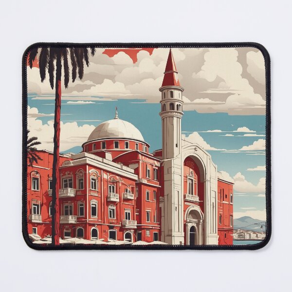 Item preview, Izmir Turkey Vintage Travel Poster designed and sold by TravelersGems.