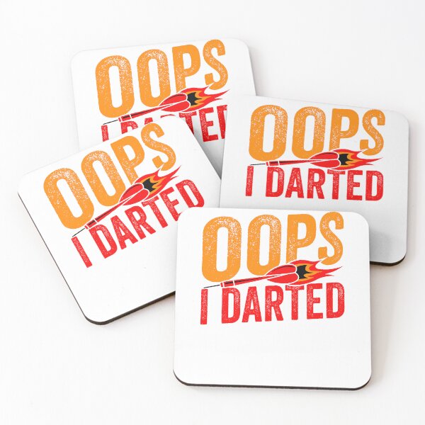 Item preview, Retro Vintage "Oops I Darted" Darts Player Expert designed and sold by NovaGenArt.