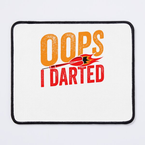 Item preview, Retro Vintage "Oops I Darted" Darts Player Expert designed and sold by NovaGenArt.