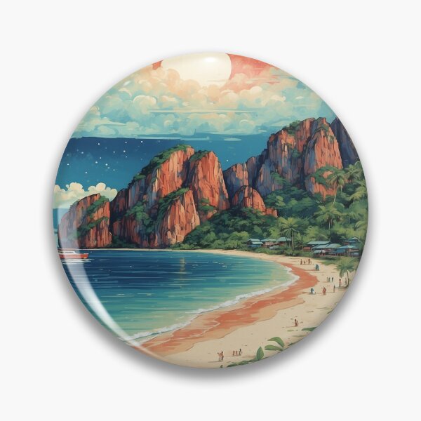 Item preview, Phi Phi Islands Thailand Starry Night Vintage Tourism  designed and sold by TravelersGems.