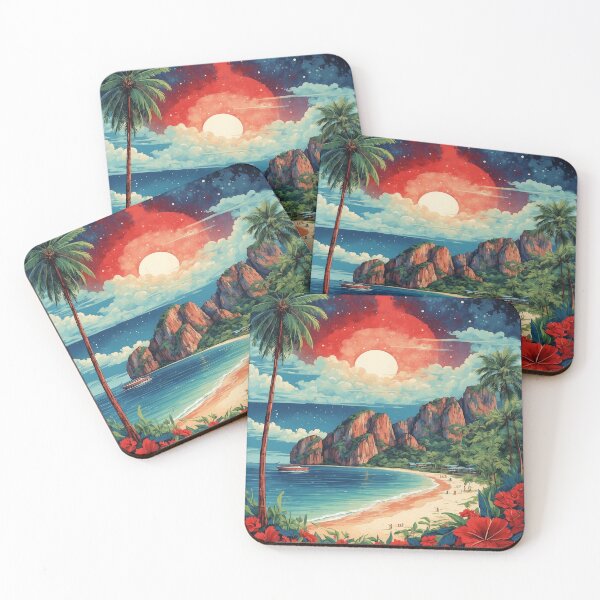 Item preview, Phi Phi Islands Thailand Starry Night Vintage Tourism  designed and sold by TravelersGems.