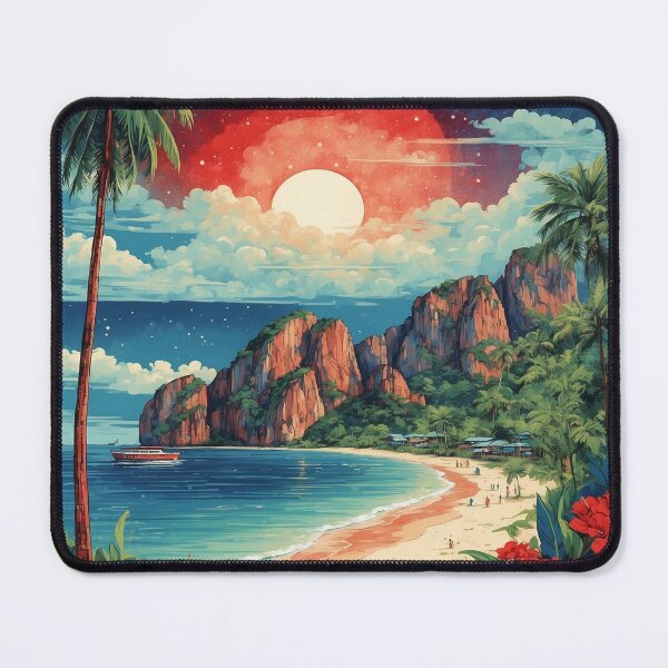 Item preview, Phi Phi Islands Thailand Starry Night Vintage Tourism designed and sold by TravelersGems.