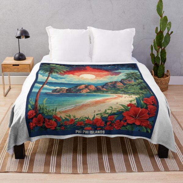 Item preview, Phi Phi Islands Thailand Starry Night Vintage Tourism designed and sold by TravelersGems.