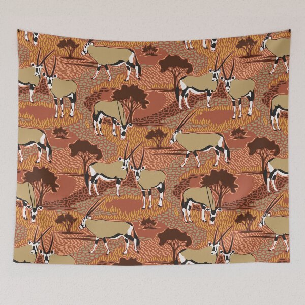 Item preview, Oryx / Gemsbok in Namibia - Safari Pattern designed and sold by KooKooRuz.