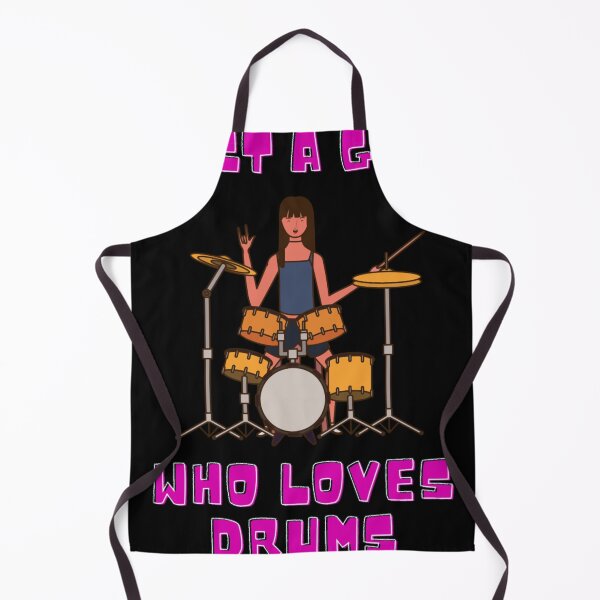Item preview, Just a girl who loves drums designed and sold by OlivieFaure.