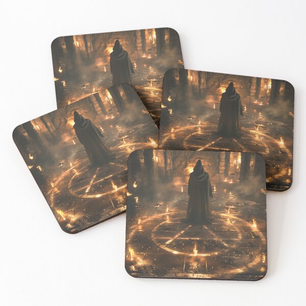 Item preview, Cloaked Figure in Summoning Circle designed and sold by palmyst.