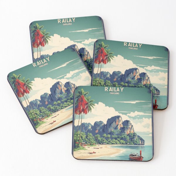 Item preview, Railay Beach Thailand Vintage Tourism  designed and sold by TravelersGems.