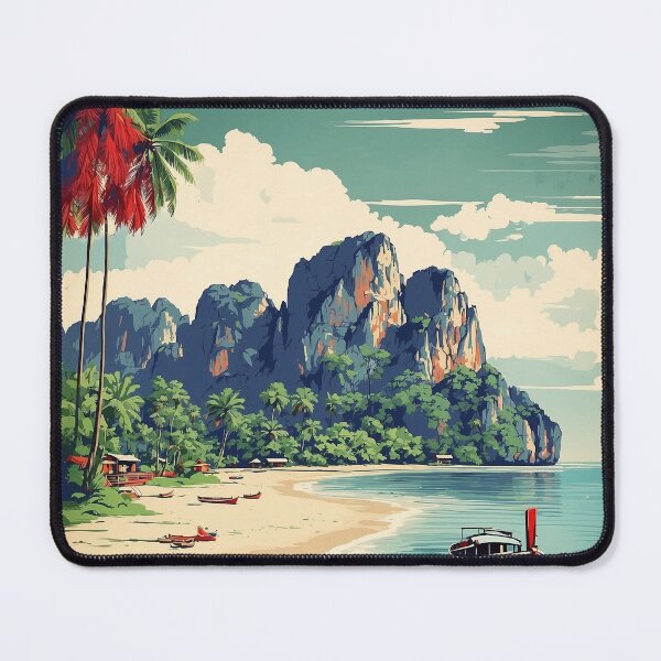 Item preview, Railay Beach Thailand Vintage Tourism  designed and sold by TravelersGems.