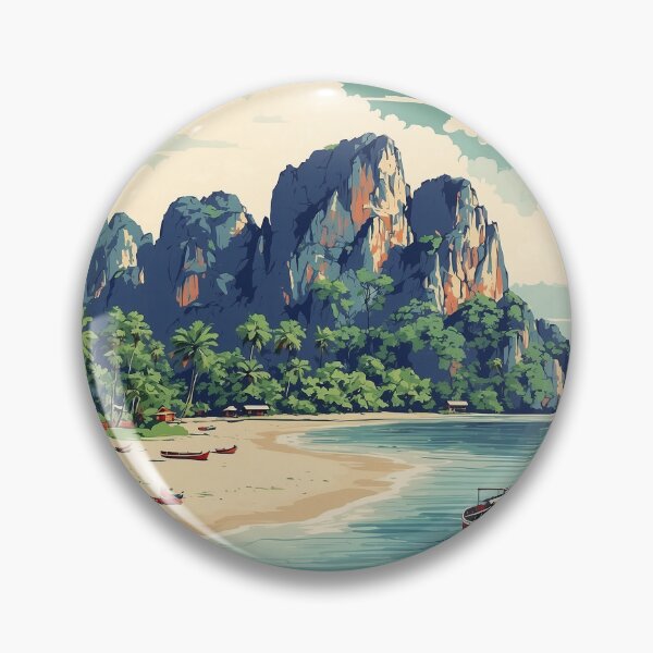 Item preview, Railay Beach Thailand Vintage Tourism  designed and sold by TravelersGems.