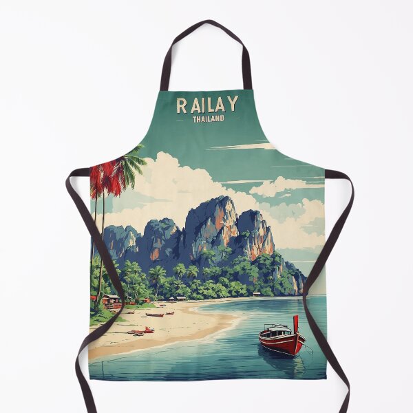 Item preview, Railay Beach Thailand Vintage Tourism  designed and sold by TravelersGems.