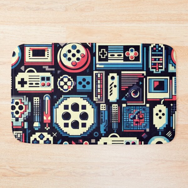 Item preview, Retro Tech Tapestry Weaving Nostalgia into Every Thread designed and sold by ArtComixHaven.