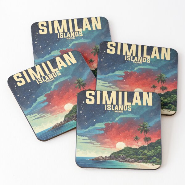 Item preview, Similan Islands Thailand Vintage Tourism  designed and sold by TravelersGems.