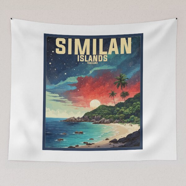 Item preview, Similan Islands Thailand Vintage Tourism  designed and sold by TravelersGems.