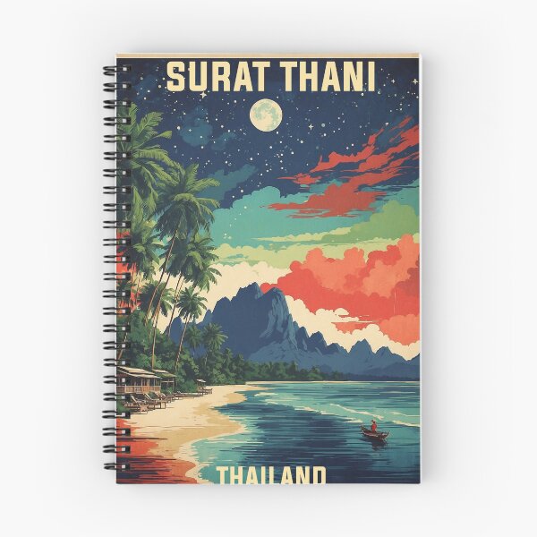 Item preview, Surat Thani Province Thailand Vintage Tourism  designed and sold by TravelersGems.