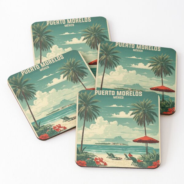 Artikelvorschau, Puerto Morelos Yucatan Mexiko Vintage Reisetourismus entworfen und verkauft von TravelersGems.