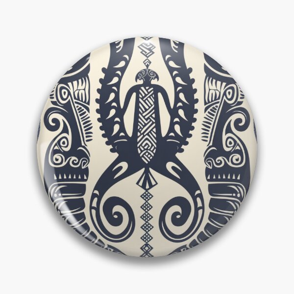 Item preview, Tribal line seamless ornament of images of sea animals designed and sold by me-Midbar.
