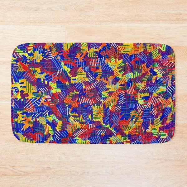 Item preview, Connections - Abstract Art Pattern in Contrasting Colours designed and sold by Curraleigh Crafts.