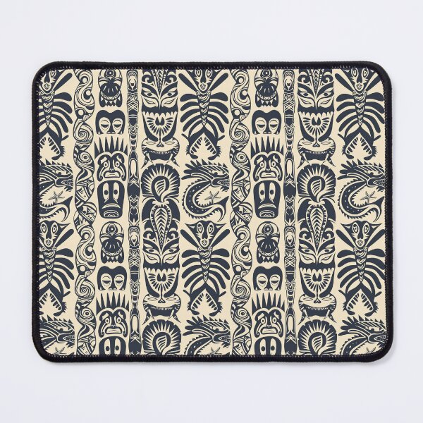Item preview, Tribal Kanak line seamless ornament of images of sea animals - 2 designed and sold by me-Midbar.
