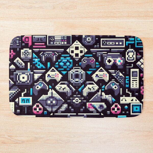 Item preview, Pixelated Dreamscape Woven from the Fabric of Technology designed and sold by ArtComixHaven.