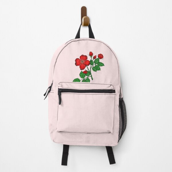 Item preview, Bright Red Quartered Rose Bloom Semi-Double 8-15 Petals In 2 Rows designed and sold by Rachael Taylor.