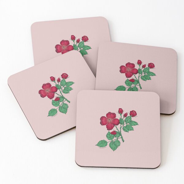 Item preview, Dark Red Quartered Rose Bloom Semi-Double 8-15 Petals In 2 Rows designed and sold by Rachael Taylor.