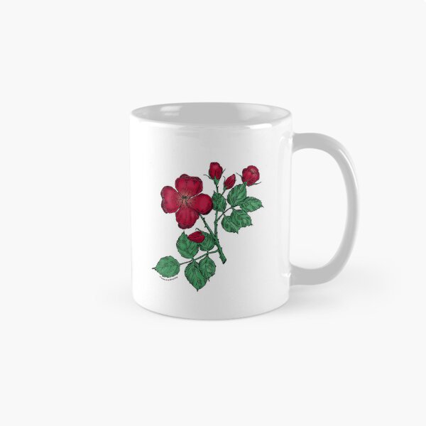 Item preview, Dark Red Quartered Rose Bloom Semi-Double 8-15 Petals In 2 Rows designed and sold by Rachael Taylor.