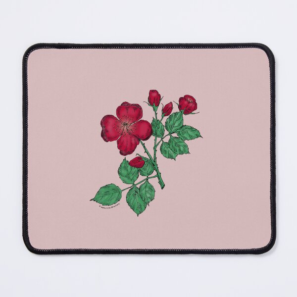 Item preview, Dark Red Quartered Rose Bloom Semi-Double 8-15 Petals In 2 Rows designed and sold by Rachael Taylor.