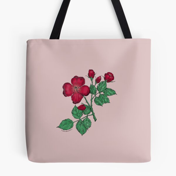 Item preview, Dark Red Quartered Rose Bloom Semi-Double 8-15 Petals In 2 Rows designed and sold by Rachael Taylor.
