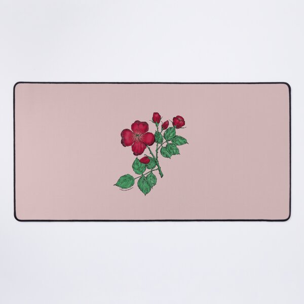 Item preview, Dark Red Quartered Rose Bloom Semi-Double 8-15 Petals In 2 Rows designed and sold by Rachael Taylor.