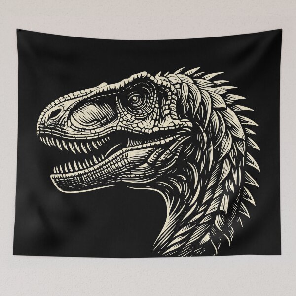 Item preview, Feathered Raptor Head designed and sold by avperth.